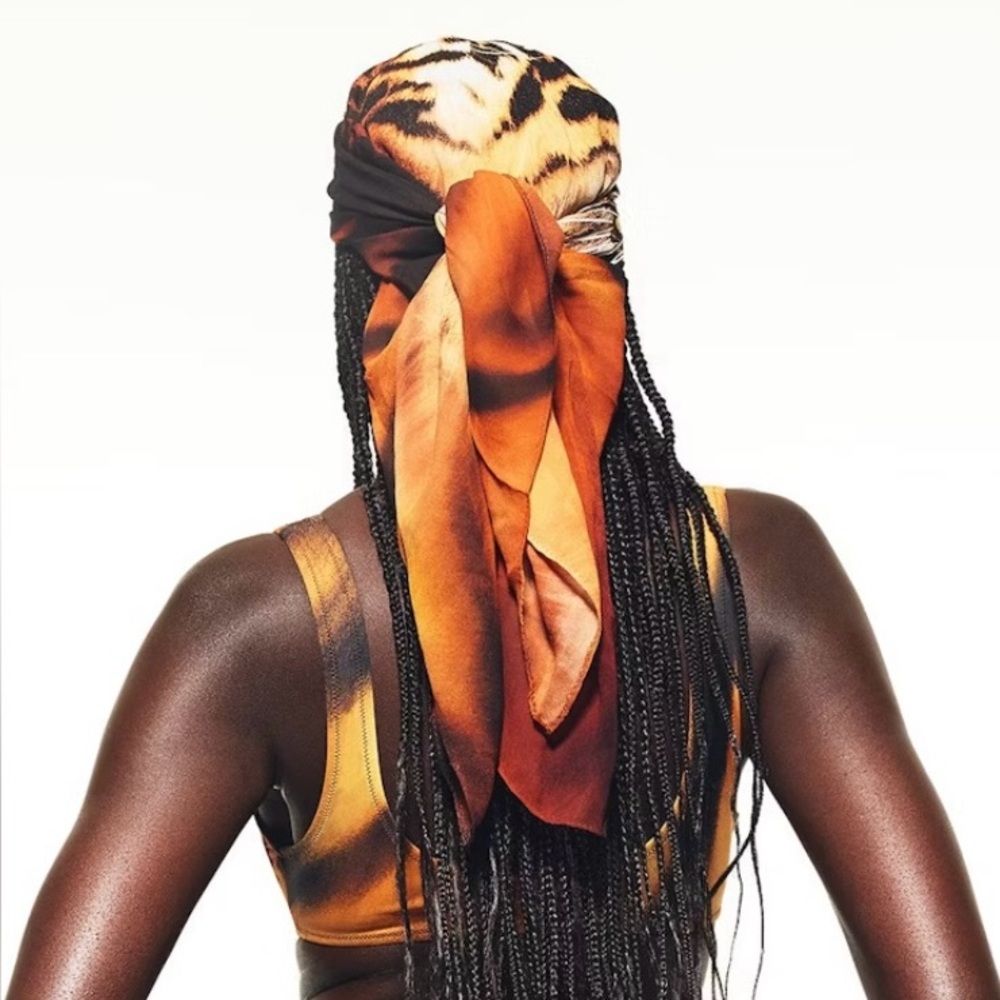 ROBERTO CAVALLI X SKIMS Tiger Headscarf
